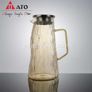 Amber Decanter Water Cold Kettles Water Bottles Drinkware